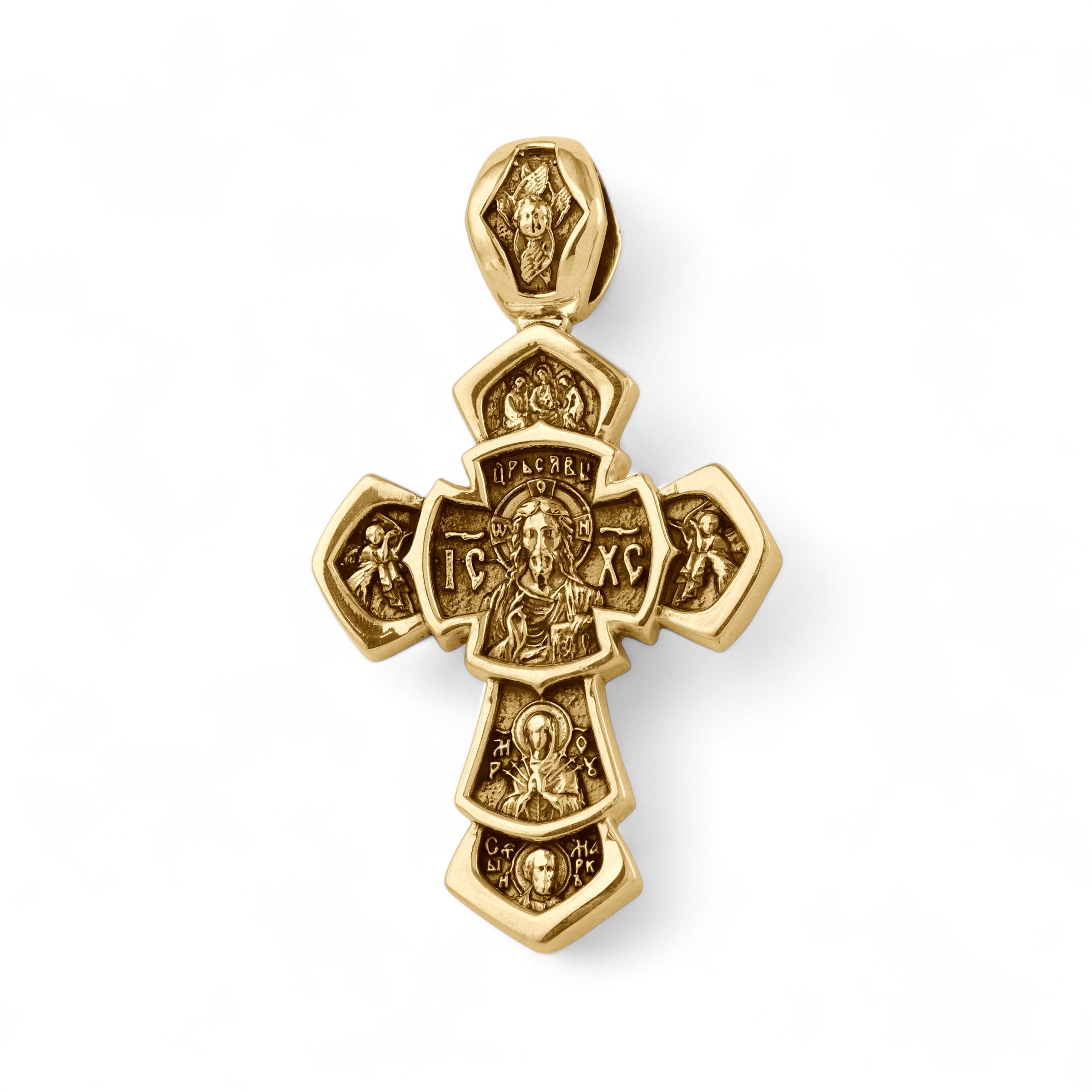 18k Yellow Gold Cross 001