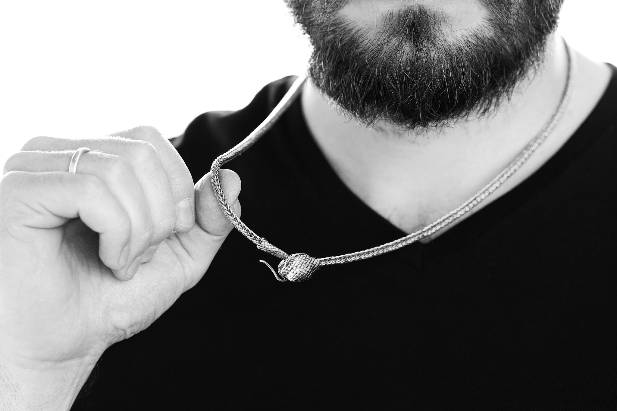 Anaconda Silver Necklace - image 3