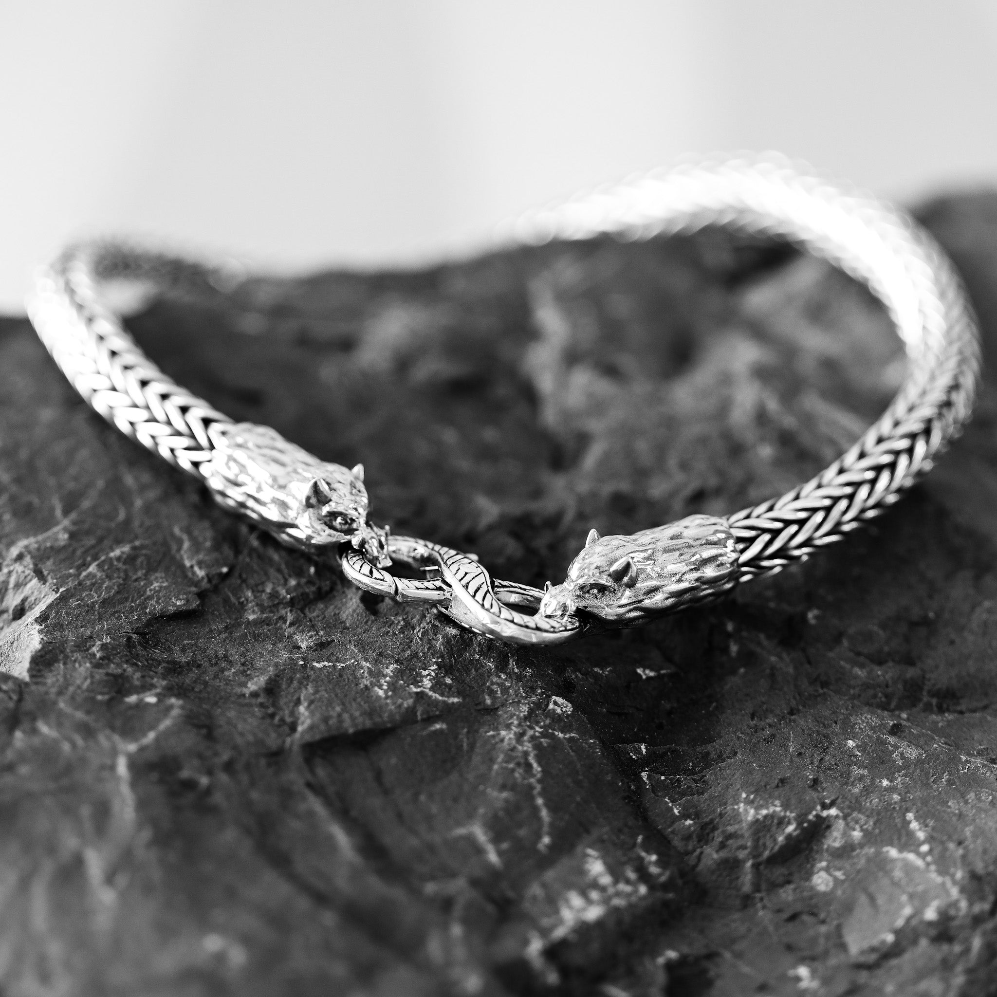 Boar Silver Necklace - image 2