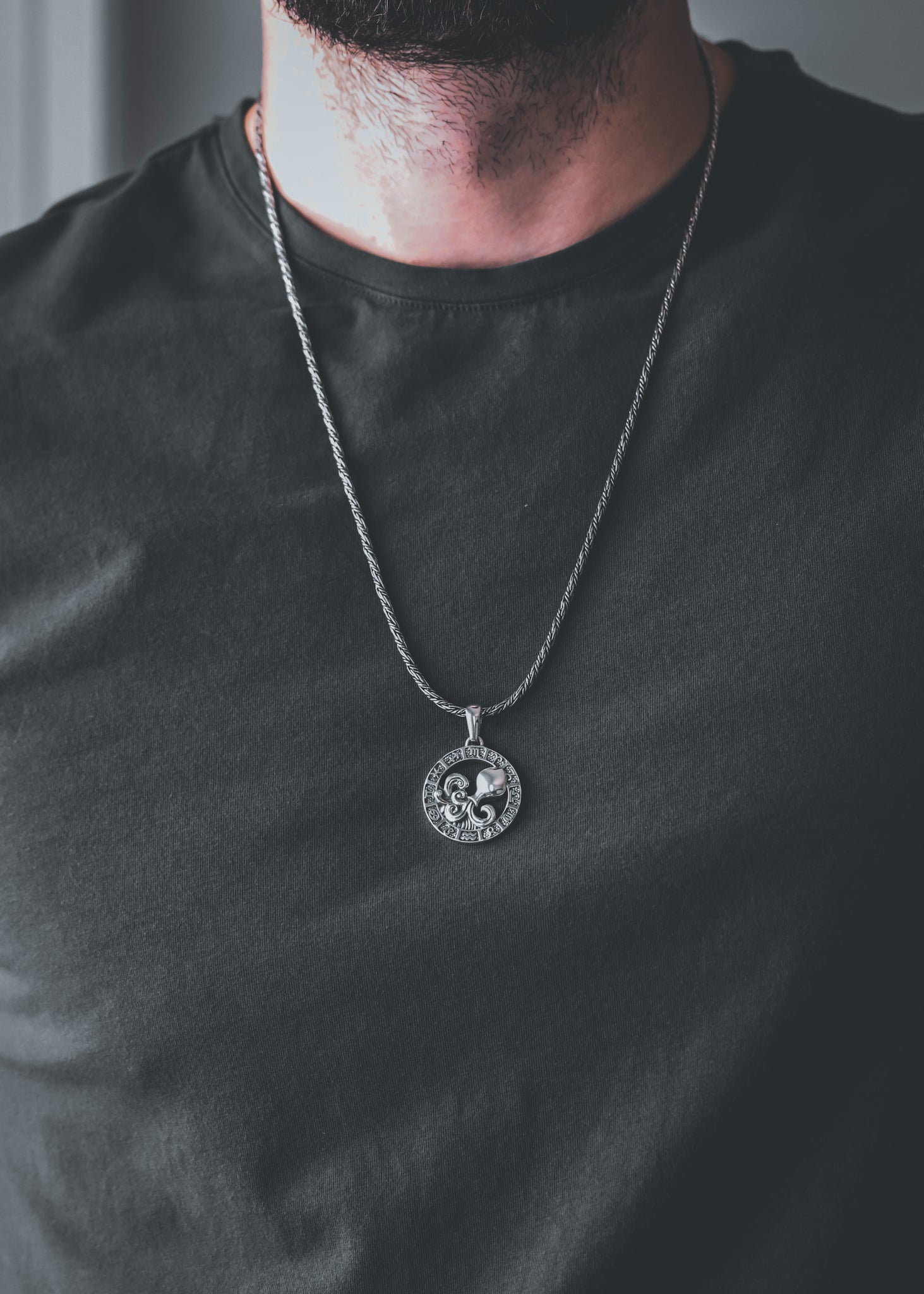 AQUARIUS Silver Pendant - image 2