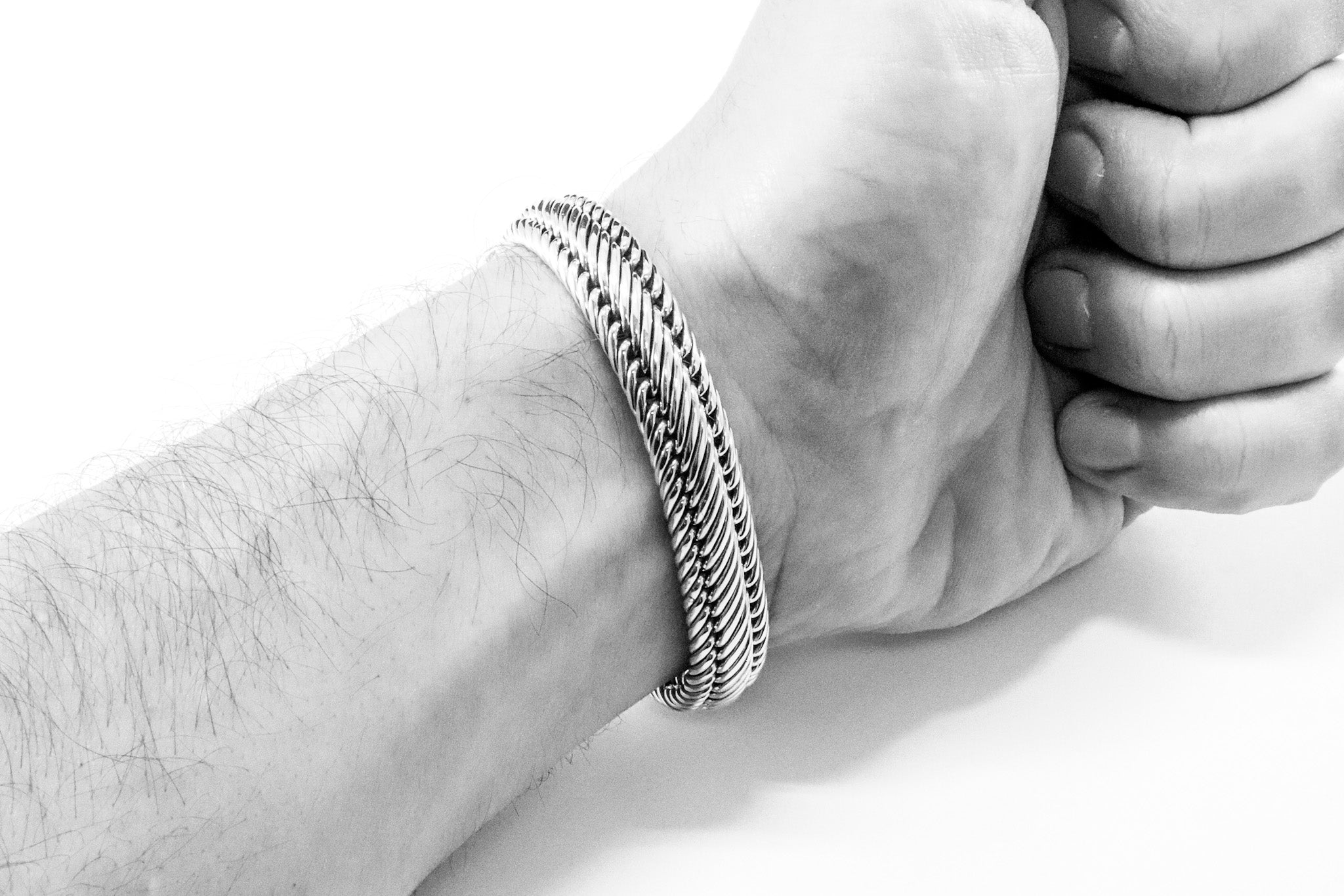 Bali silver bracelet (11 mm) - image 4
