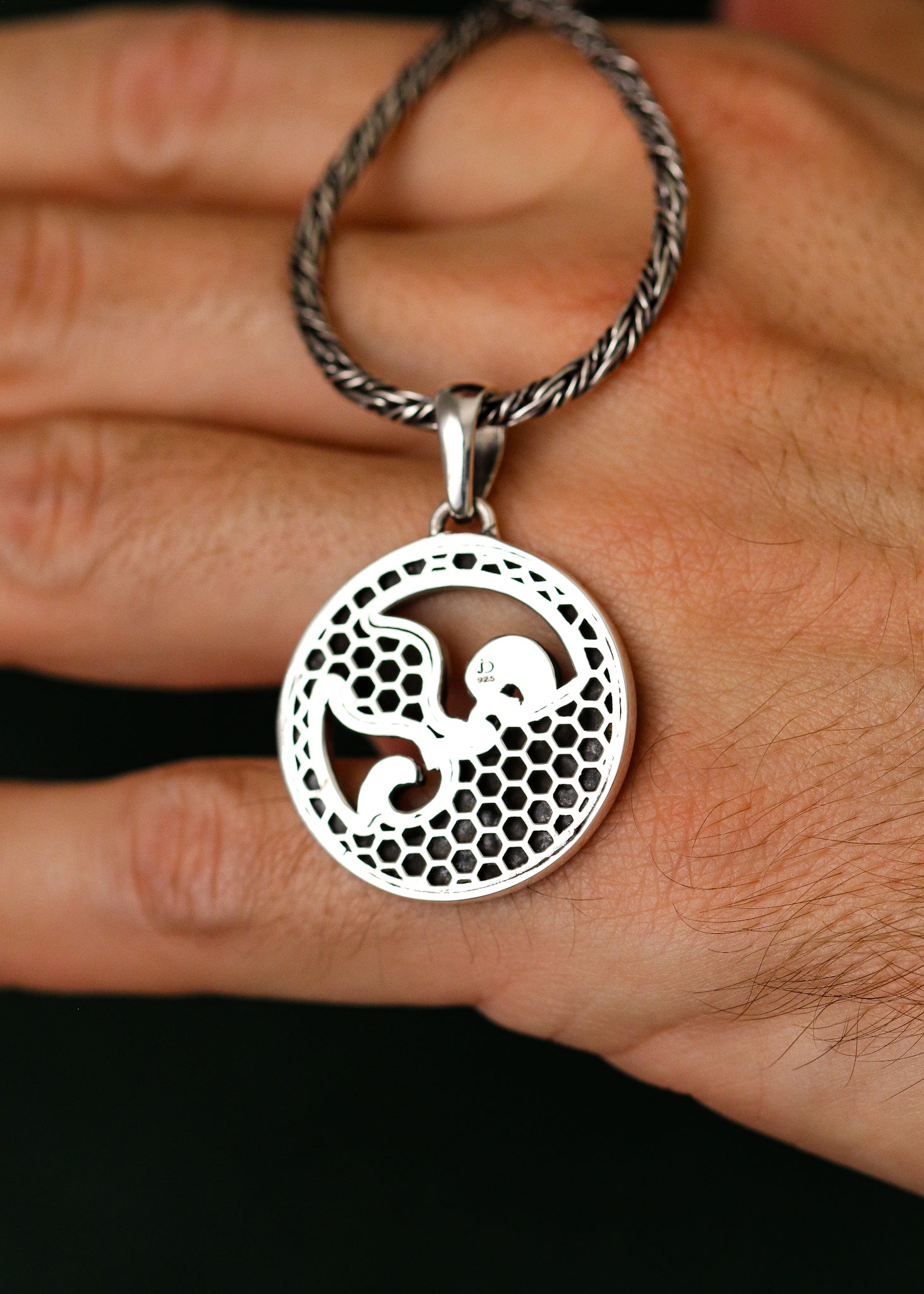 AQUARIUS Silver Pendant - image 6