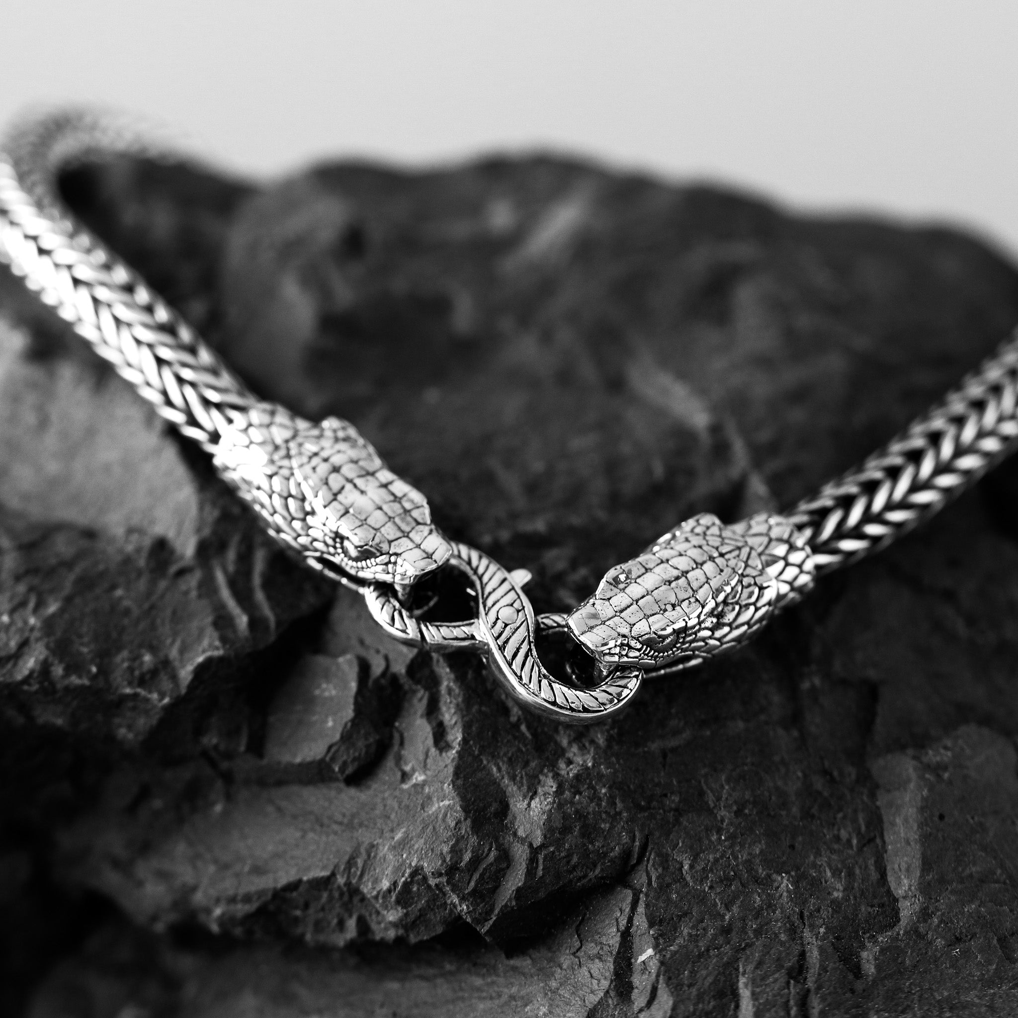 Cobra Silver Necklace - image 2