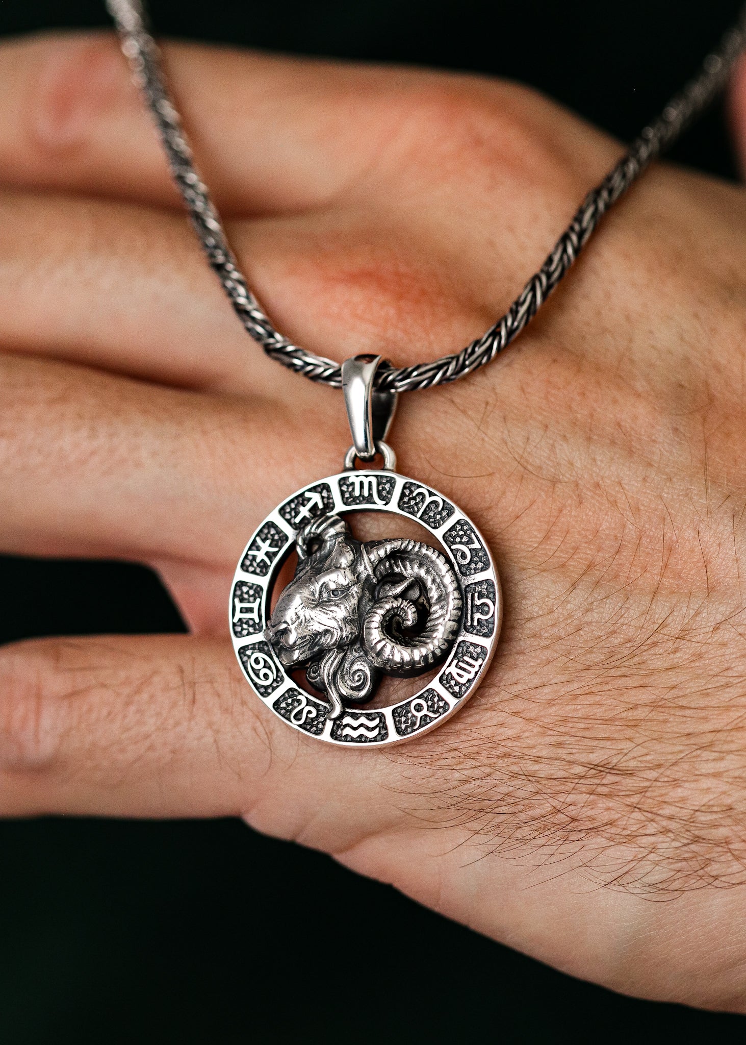 ARIES Silver Pendant - image 2