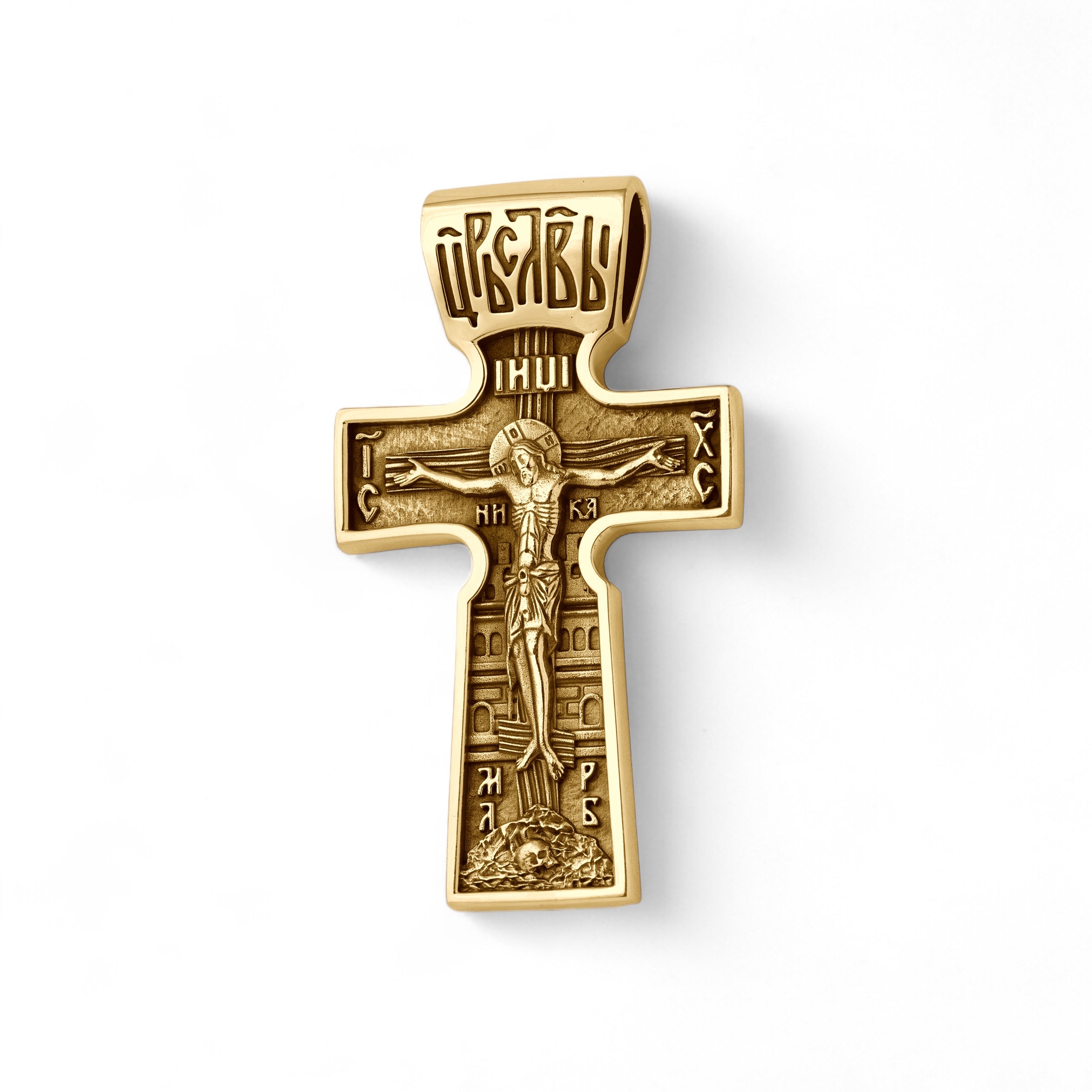 18k Yellow Gold Cross 001 - image 3
