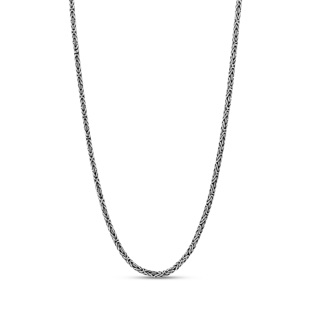 Byzantine Silver Necklace 2.5 mm - image 16