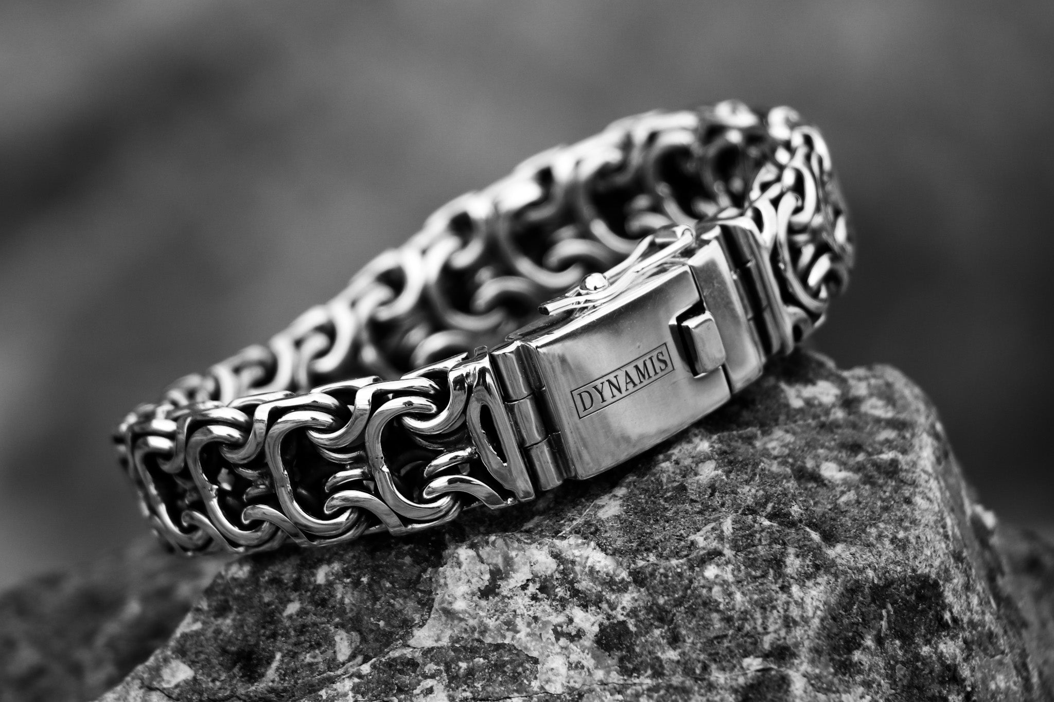 Heavy Ramses Silver Bracelet 15 mm
