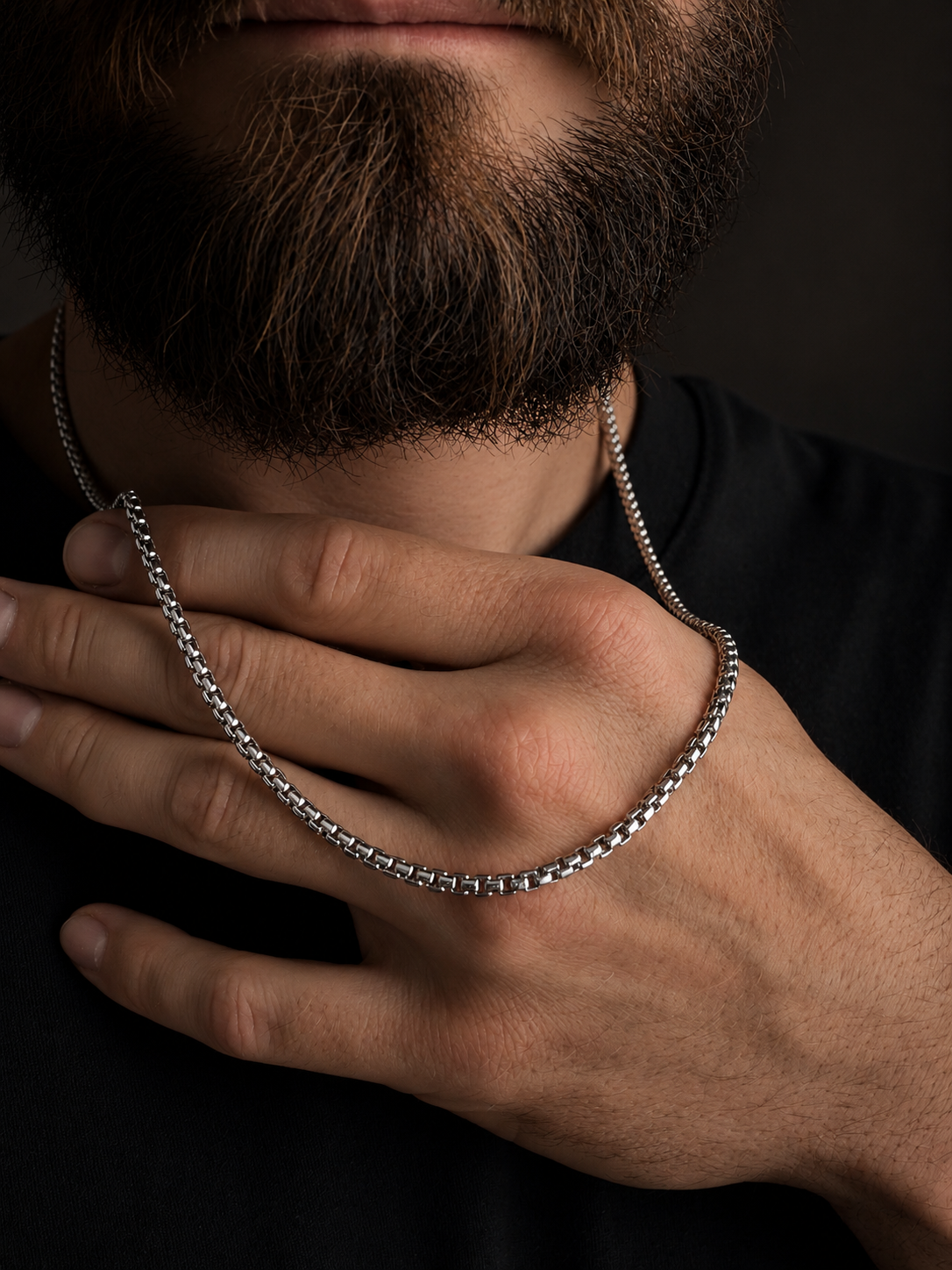 Round Box Silver Chain 2.5 mm - image 4