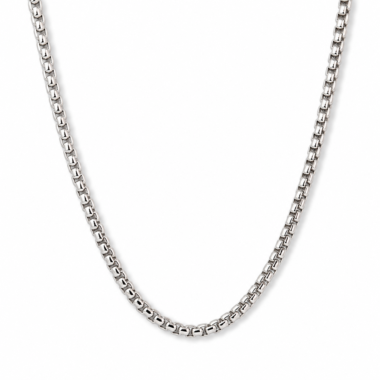 Round Box Silver Chain 2.5 mm - image 2