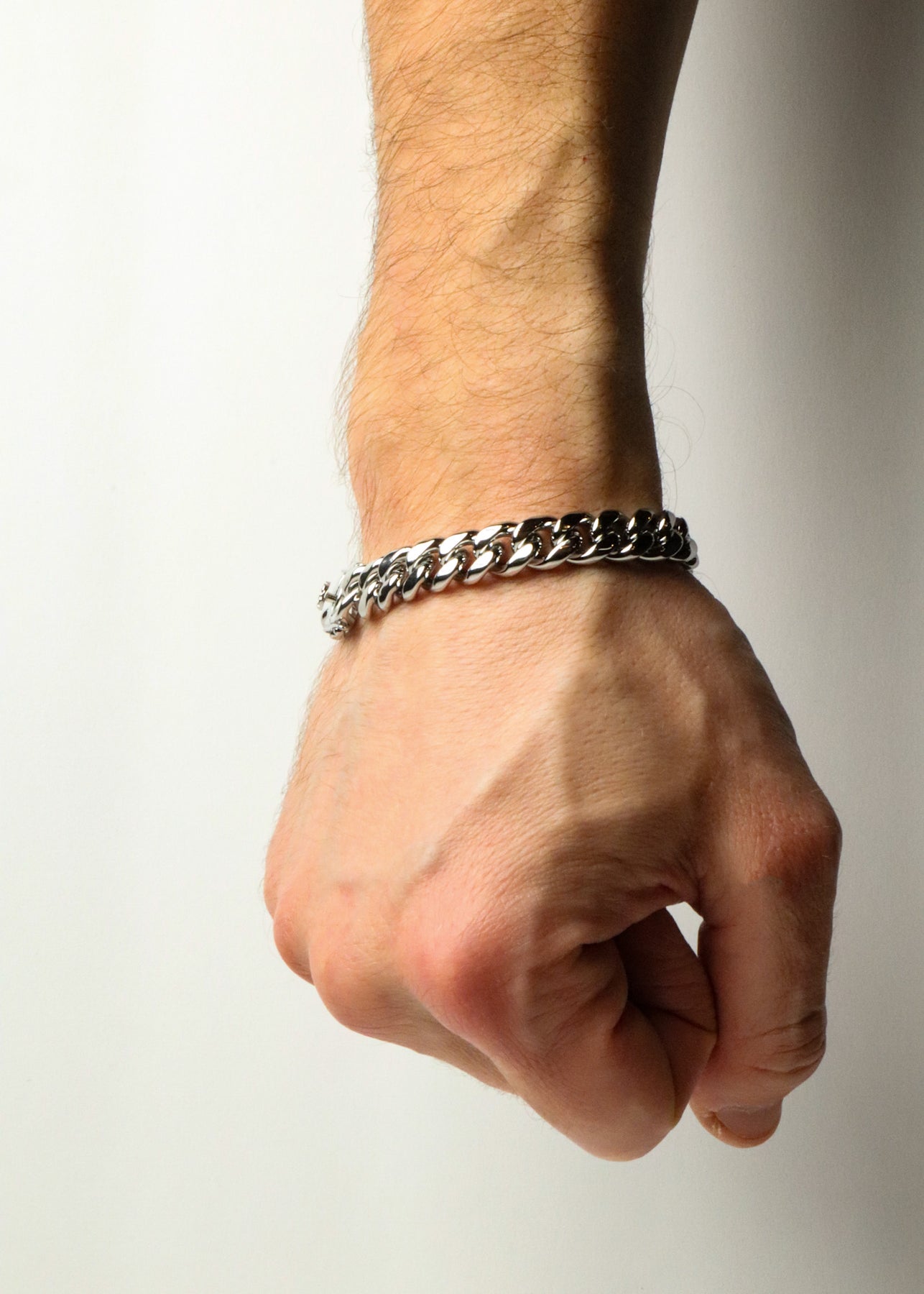 Silver Cuban Bracelet 10 mm - image 2