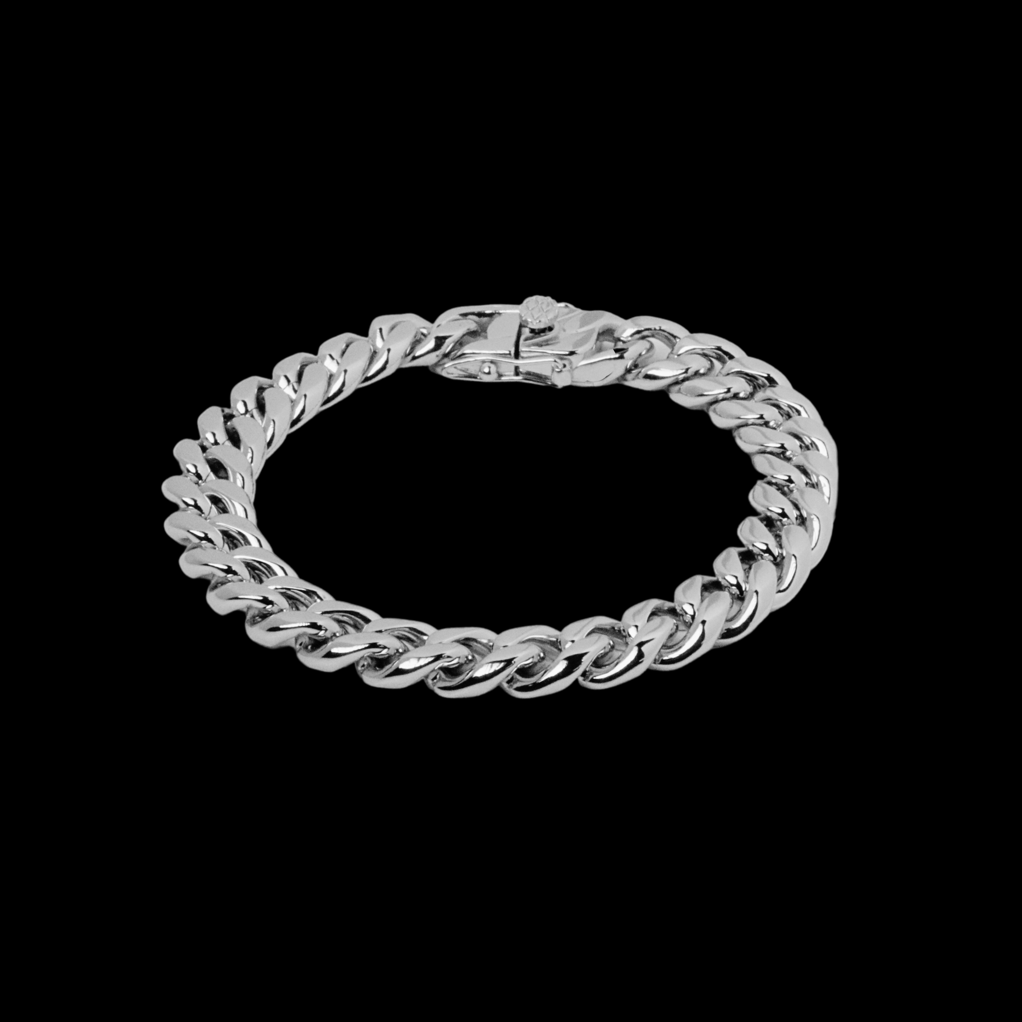 Silver Cuban Bracelet 10 mm - image 4