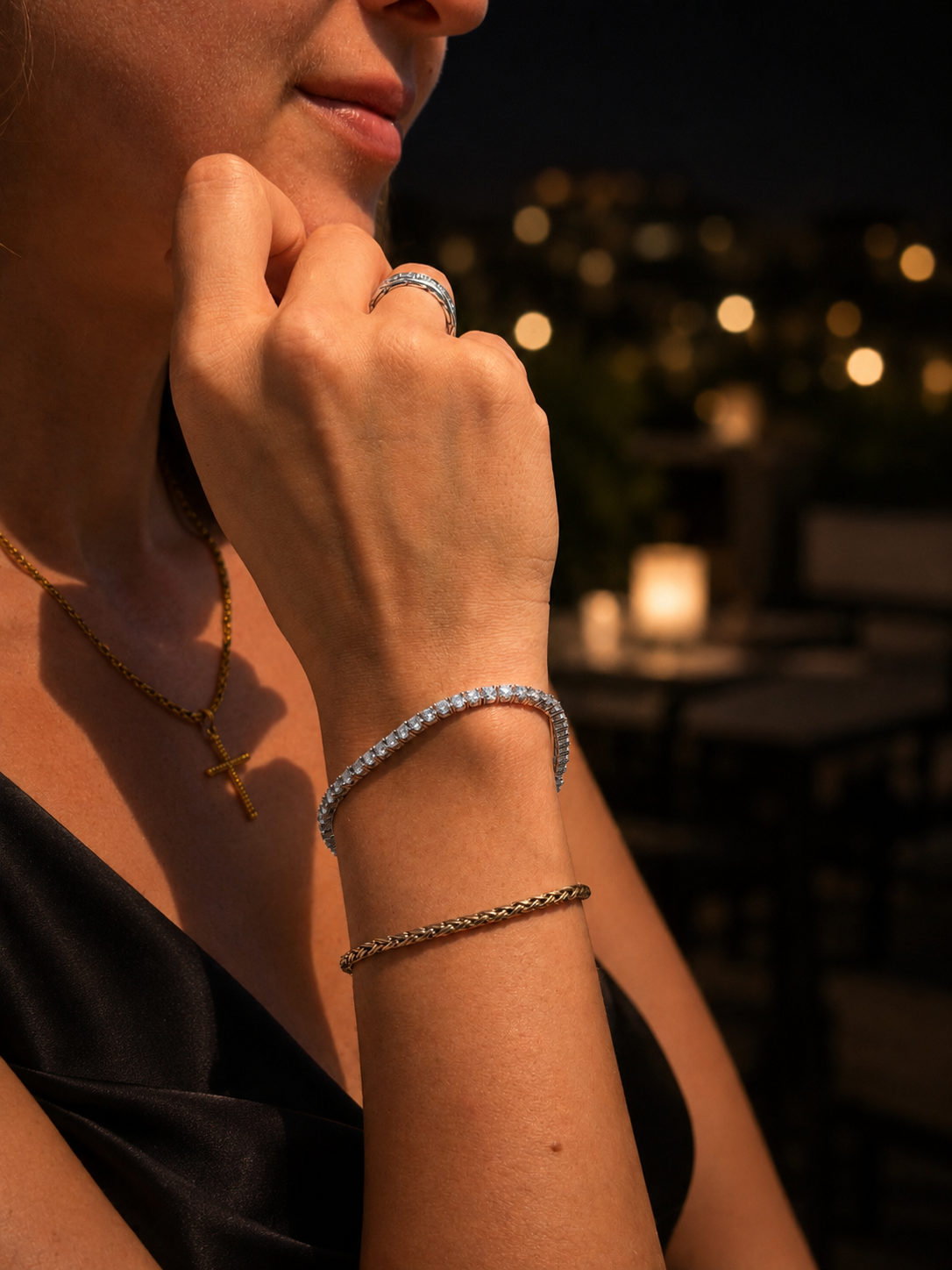 Dynamis Diamond Tennis Bracelet