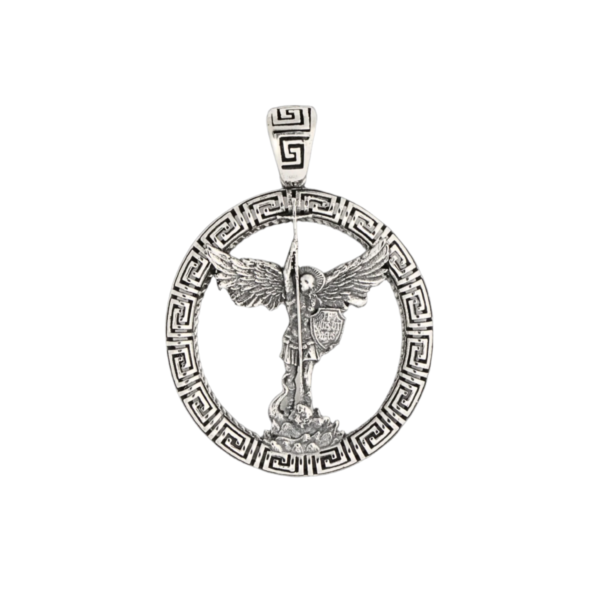 St. Michael the Archangel Silver Pendant 003